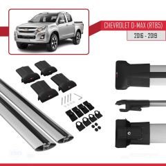 Chevrolet D-Max (RT85) 2016-2019 Arası ile Uyumlu FLY Model Ara Atkı Tavan Barı GRİ