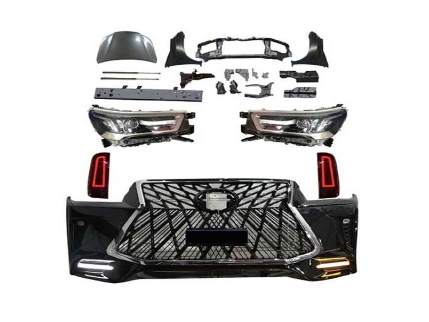 Toyota Hilux Uyumlu Vigo (2005-2015) Lexus Body Kit Full