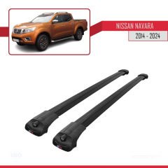 Nissan Navara 2014 ve Sonrası ile uyumlu ACE-1 Ara Atkı Tavan Barı SİYAH