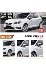 Seat İbiza Uyumlu Mk4 (2009-2017) Batman Yarasa Ayna Kapağı (Piano Black)