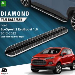 S-Dizayn Ford EcoSport 2 Diamond Krom Yan Basamak 173 Cm 2012-2022