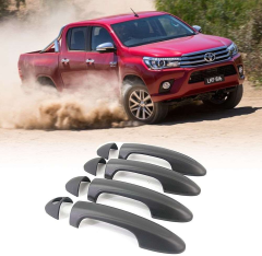 Toyota Hilux Uyumlu 2016 Sonrası Kapı Kolu ABS Siyah Parça