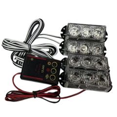 Çakar lamba 3x4 led sarı sarı 12-24v / LAPA534