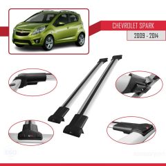 Chevrolet Spark 2009-2014 Arası ile Uyumlu FLY Model Ara Atkı Tavan Barı GRİ