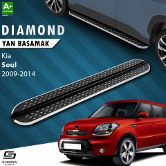 S-Dizayn Kia Soul Diamond Krom Yan Basamak 173 Cm 2009-2014