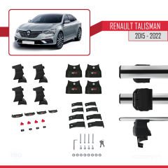 Renault Talisman 2015-2022 Arası ile uyumlu ACE-4 Ara Atkı Tavan Barı GRİ