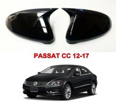 Volkswagen Passat Uyumlu CC (2012-2017) Batman Yarasa Ayna Kapağı (Piano Black)