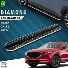 S-Dizayn Mazda CX-5 2 Diamond Krom Yan Basamak 183 Cm 2017 Üzeri