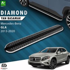 S-Dizayn Mercedes GLA X156 Diamond Krom Yan Basamak 183 Cm 2013-2020