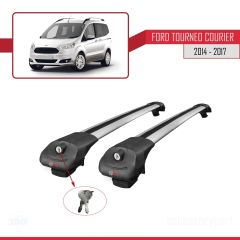 Ford Tourneo Courier 2014-2017 Arası ile uyumlu ACE-1 Ara Atkı Tavan Barı GRİ