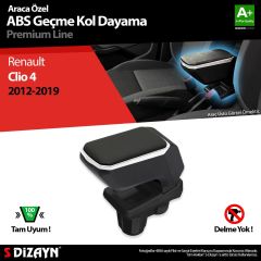 Renault Clio Uyumlu 4 Kol Dayama Kolçak Geçmeli ABS Gri 2012-2019 Parça