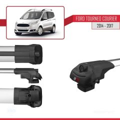 Ford Tourneo Courier 2014-2017 Arası ile uyumlu ACE-1 Ara Atkı Tavan Barı GRİ 4 ADET BAR