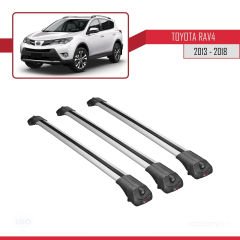 Toyota RAV4 2013-2018 Arası ile uyumlu ACE-1 Ara Atkı Tavan Barı GRİ 3 ADET BAR