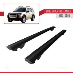 Land Rover Freelander 1997-2006 Arası ile uyumlu HOOK Model Anahtar Kilitli Ara Atkı Tavan Barı SİYAH