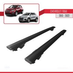 Chevrolet Trax 2013-2022 Arası ile uyumlu HOOK Model Anahtar Kilitli Ara Atkı Tavan Barı SİYAH