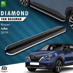 S-Dizayn Nissan Juke 2 Diamond Krom Yan Basamak 173 Cm 2019 Üzeri