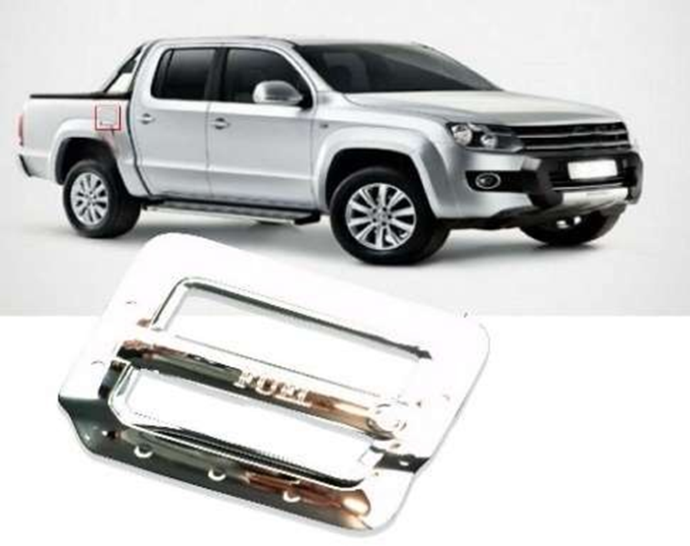 Volkswagen Amarok Uyumlu 2010 Sonrası Depo Kapağı Kaplama Krom Parça