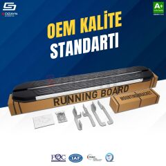 S-Dizayn VW T-Cross NewLine Aluminyum Yan Basamak 173 Cm 2019-2023 A+ Kalite