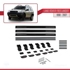 Land Rover Freelander 1998-2007 Arası ile uyumlu Basic Model Ara Atkı Tavan Barı SİYAH 3 ADET