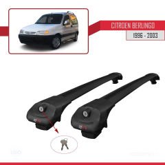 Citroen Berlingo 1996-2003 Arası ile uyumlu ACE-1 Ara Atkı Tavan Barı SİYAH