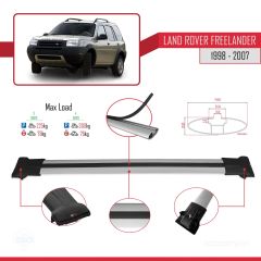 Land Rover Freelander 1998-2007 Arası ile Uyumlu FLY Model Ara Atkı Tavan Barı GRİ 3 ADET BAR