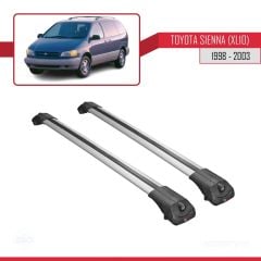 Toyota Sienna (XL10) 1998-2003 Arası ile uyumlu ACE-1 Ara Atkı Tavan Barı GRİ