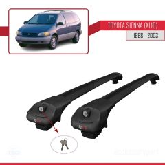 Toyota Sienna (XL10) 1998-2003 Arası ile uyumlu ACE-1 Ara Atkı Tavan Barı SİYAH