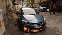 Opel Astra Uyumlu J Makyajlı Custom Ön Ek (Plastik)