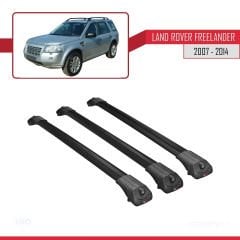 Land Rover Freelander 2007-2014 Arası ile uyumlu ACE-1 Ara Atkı Tavan Barı SİYAH 3 ADET BAR