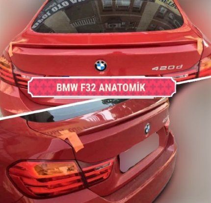 Bmw F32 Uyumlu Spoiler 2 Kapı Anatomik Boyalı