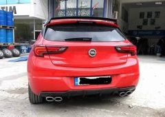 Opel Astra Uyumlu K Spoiler 3 Parça Opc (Fiber)