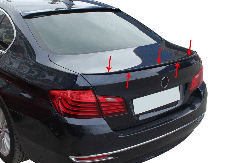 Bmw F10 Uyumlu 5 Seri Spoiler Bagaj Gt İnce Uçlu Fiber 2010 Ve Sonrası