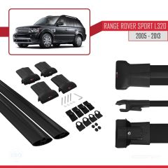 Land Rover Range Rover Sport (L320) 2005-2013 Arası ile uyumlu FLY Model Ara Atkı Tavan Barı SİYAH