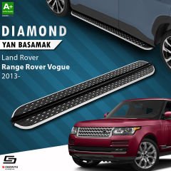 S-Dizayn Land Rover Rover Range Rover Vogue 3 Diamond Krom Yan Basamak 193 Cm 2013 Üzeri