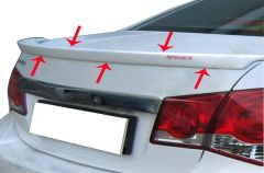 Chevrolet Cruze Uyumlu Spoiler Bagaj Gt Fiber 2009 Ve Sonrası