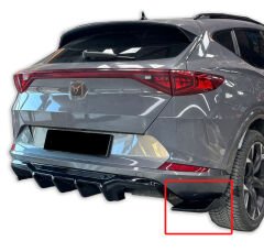 Cupra Formentor Uyumlu Araca Özel Difüzör Flapları (Parlak Siyah Boyalı)