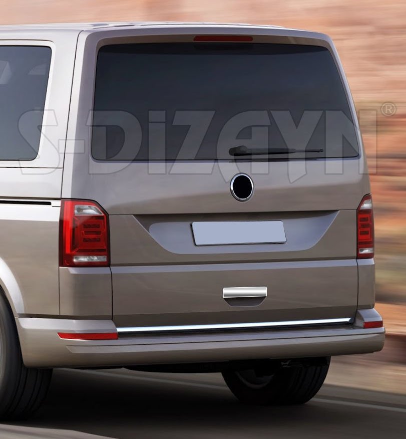 Volkswagen T6 Uyumlu Transporter Plaka Üstü -2015 Paslanmaz Çelik Parça