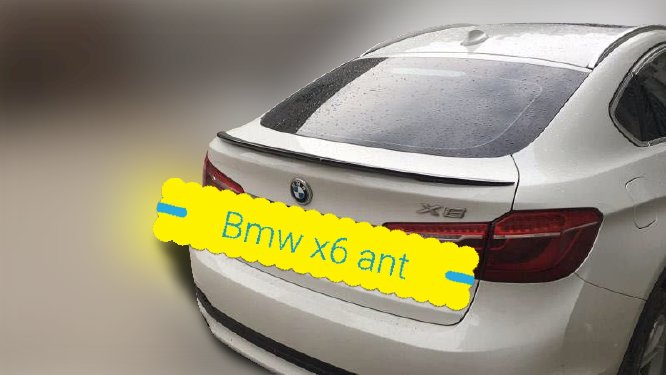 Bmw X6 Uyumlu Spoiler -2014 Anatomik