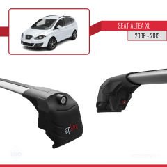 Seat Altea XL 2006-2015 Arası ile uyumlu ACE-2 Ara Atkı Tavan Barı GRİ