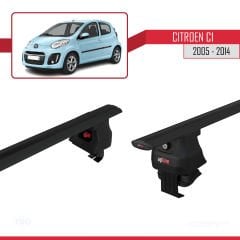 Citroen C1 2005-2014 Arası ile uyumlu ACE-4 Ara Atkı Tavan Barı SİYAH