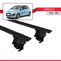 Citroen C1 2005-2014 Arası ile uyumlu ACE-4 Ara Atkı Tavan Barı SİYAH