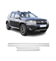 Dacia Duster Uyumlu Yan Kapı Çıtası 2010-2018 Paslanmaz Çelik Parça