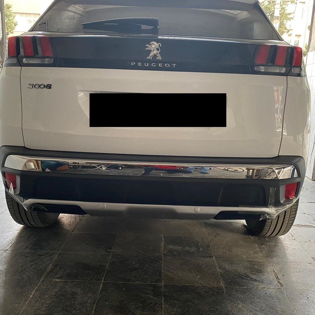 Peugeot 3008 Uyumlu Arka Tampon Difüzör