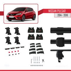 Nissan Pulsar 2014-2018 Arası ile uyumlu ACE-4 Ara Atkı Tavan Barı SİYAH