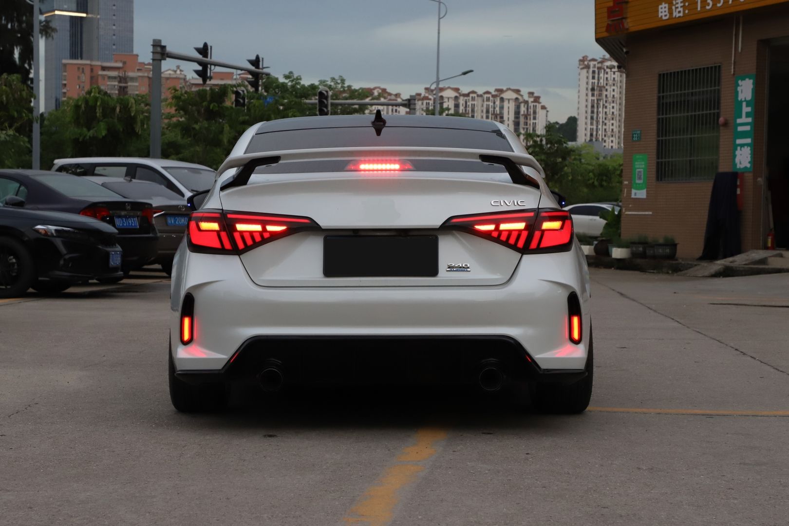 Civic Fe1 Uyumlu İçin Type-R Arka LED Parça