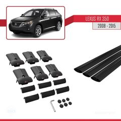 Lexus RX350 - RX350-2 2008-2015 Arası ile Uyumlu FLY Model Ara Atkı Tavan Barı SİYAH 3 ADET BAR