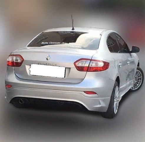 Renault Fluence Uyumlu Arka Tampon Eki