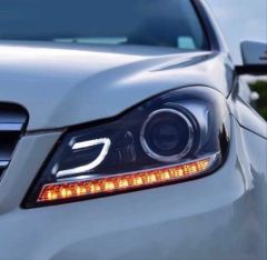 Mercedes W204 Uyumlu C Serisi (Makyajlı Kasa İçin) LED Far