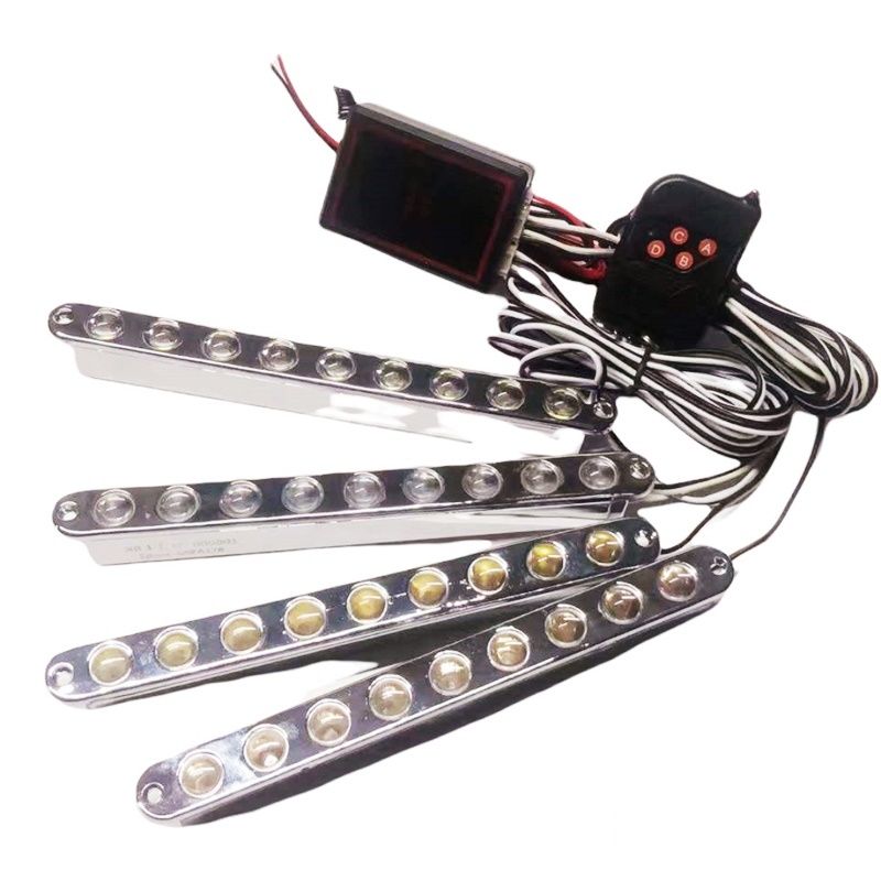 4X9 Ledli Panjur İçi Çakar Lamba Sarı Sarı - Sarı Sarı 12V/Lapa182-2