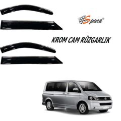 Krom Cam Rüzgarlığı 1,2Mm Volkswagen Transporter T5-2008 2'Li / Caru461